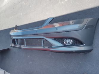 2007-2011 Mercedes S550 S55 Complete Front Bumper With All The Accessories And Inner Fillers And Parking Assistance Sensors OEM.