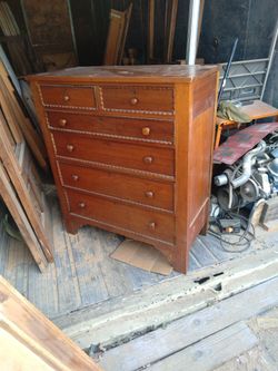 Six Drawer Dresser 100 Years Old Mahogany 