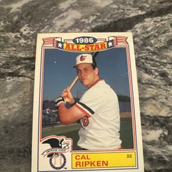 1986 Cal Ripken All Star Baseball Card 