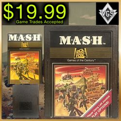 MASH Atari 2600 Cartridge & Instruction Manual 1983 Fox Video Games
