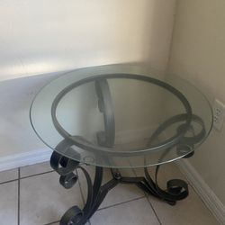Side Glass Table