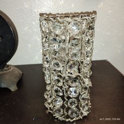 Vintage Glass Chandelier Or Lamp Shade