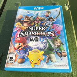 Super Smash Bros. Nintendo Wii U Game Complete With Manual Tested