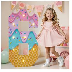 3 ft marquee number 6