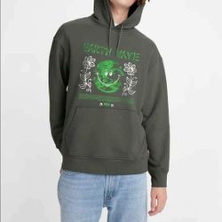 Levi's Graphic Hoodie With Kangaroo Pocket Size XL 