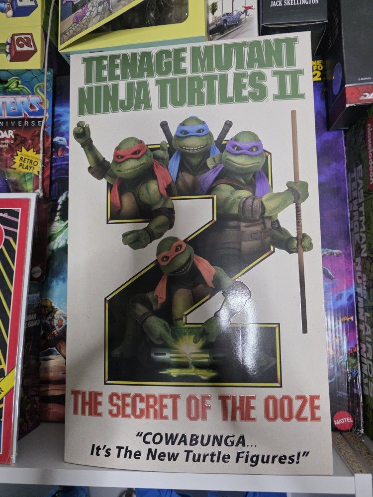 Neca Tmnt Figure Set Secret Of The Ooze Ninja Turtles