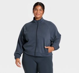 (C) 3-Piece Women’s Plus Size 2X Blue Jacket Reseller Wholesale Lot