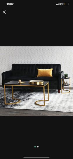 Black And Gold Coffee Table
