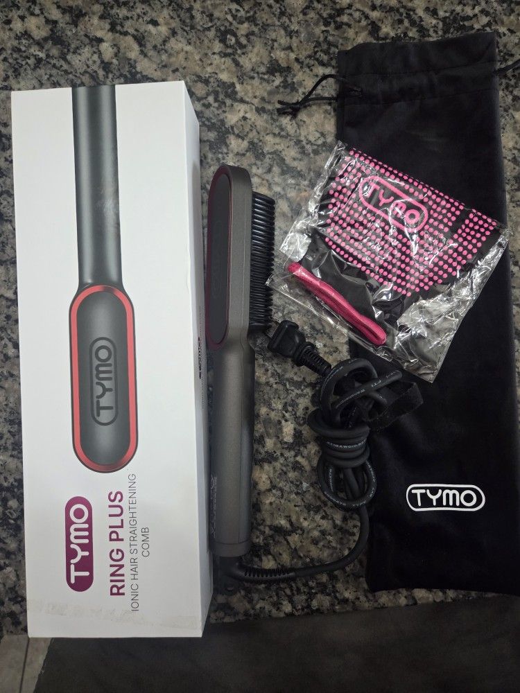 TYMO Ring Plus Ionic Hair Straightening Comb