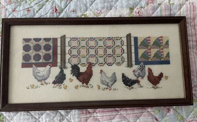 Hen Design Cross Stitch 