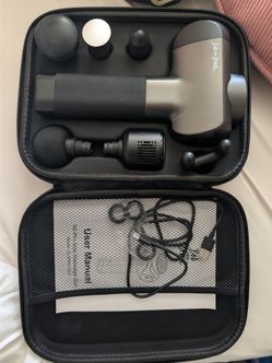 Massage gun w/ heat&cold therapy