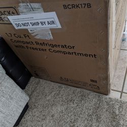 Sealed 1.7 Black And Decker Refrigerator Still In Box Never Been Opened 