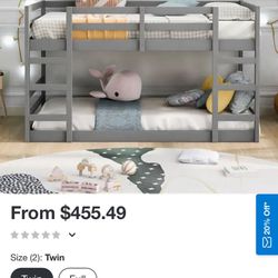 TWIN BUNK BEDS **STILL IN THE BOX**
