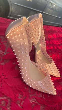 Steve Madden Pink Spiked Stiletto Heels
