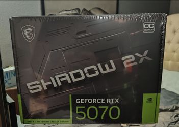 **BRAND NEW SEALED**MSI NVIDIA GeForce RTX 5070 SHADOW 2X OC Dual Fan 12GB GDDR7 PCIe 5.0 Graphics Card