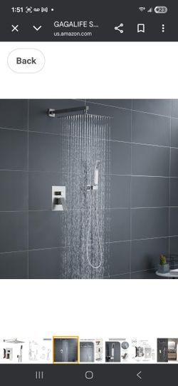 Rainfall Shower Head Nickel