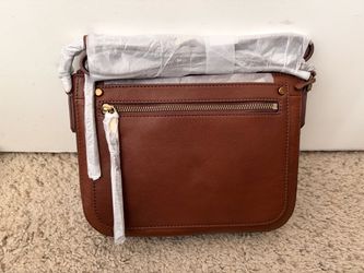 Fossil Farrah Crossbody Medium Brown Purse