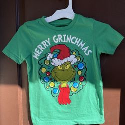 Grinch Christmas T-shirt XS 4-5