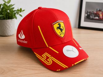 🏎️ New Ferrari Puma Carlos Sainz #55 Cap – Tags Attached