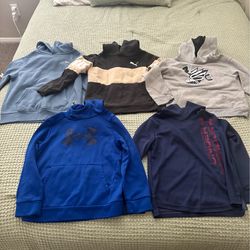 Boys Size 8-10 Shirts and Pants Clothing Bundle- Nike, Jordan, Under Armour, Puma, adidas