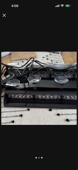 Windshield strobe light