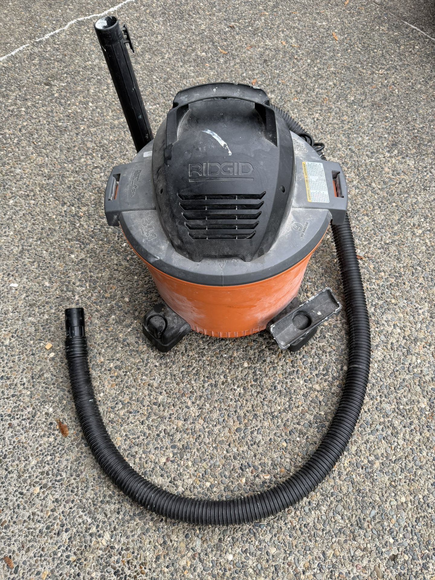 Ridgid 9 Gallon Shop Vac