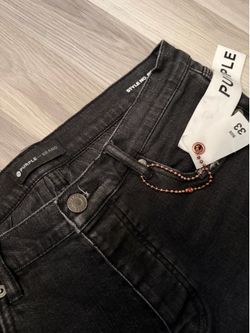 Purple jeans