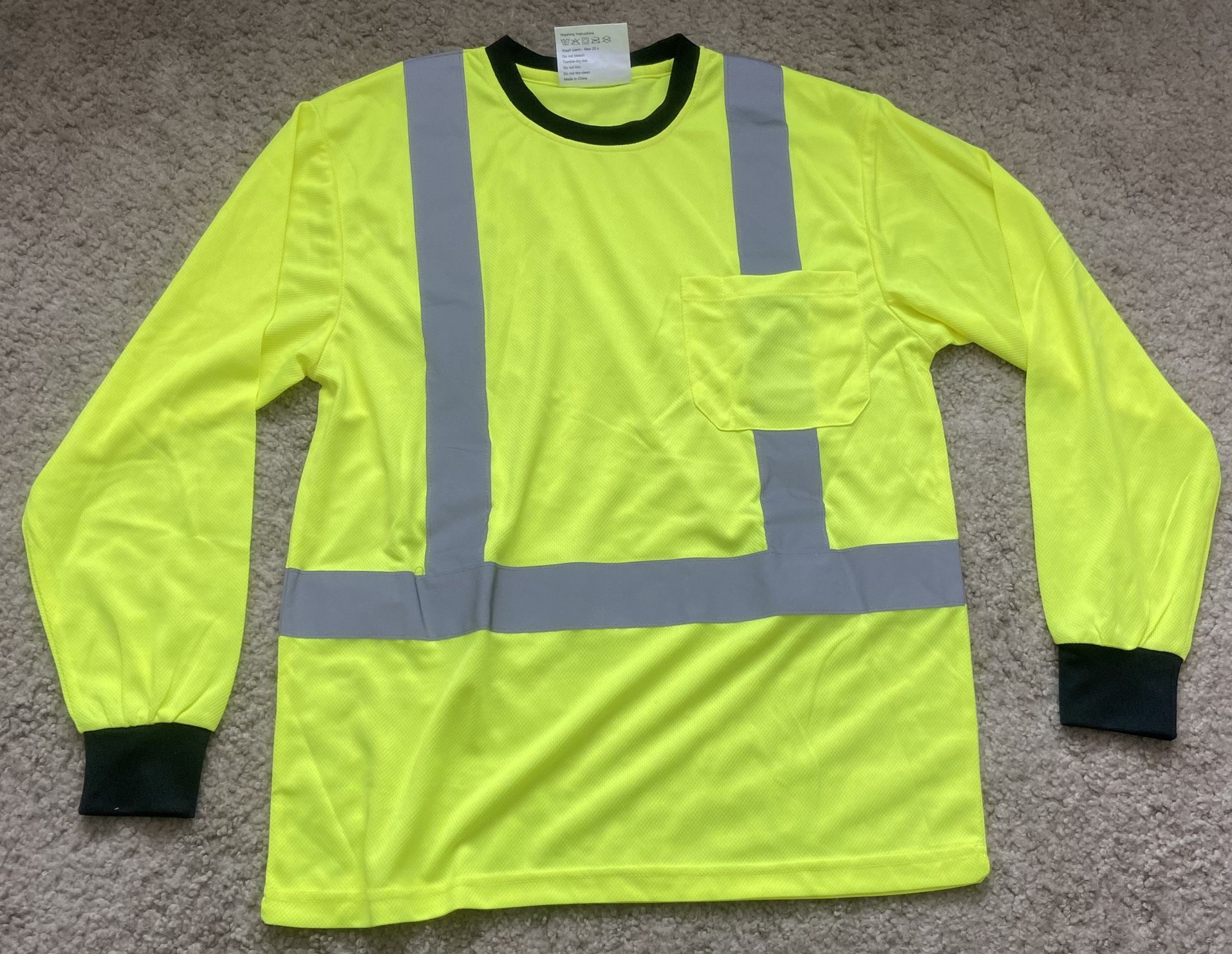 Safety Vest Long Sleeve Shirt ( Small )