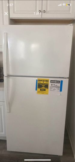 White fridge