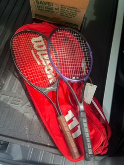 Vintage Wilson Tennis Racquets