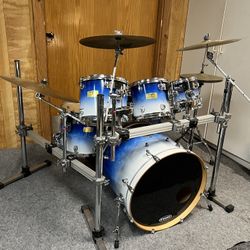 Drums, Cymbals,double Pedal, Rack
