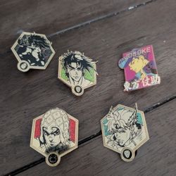 JoJo's Bizarre Adventure Golden Series Pins