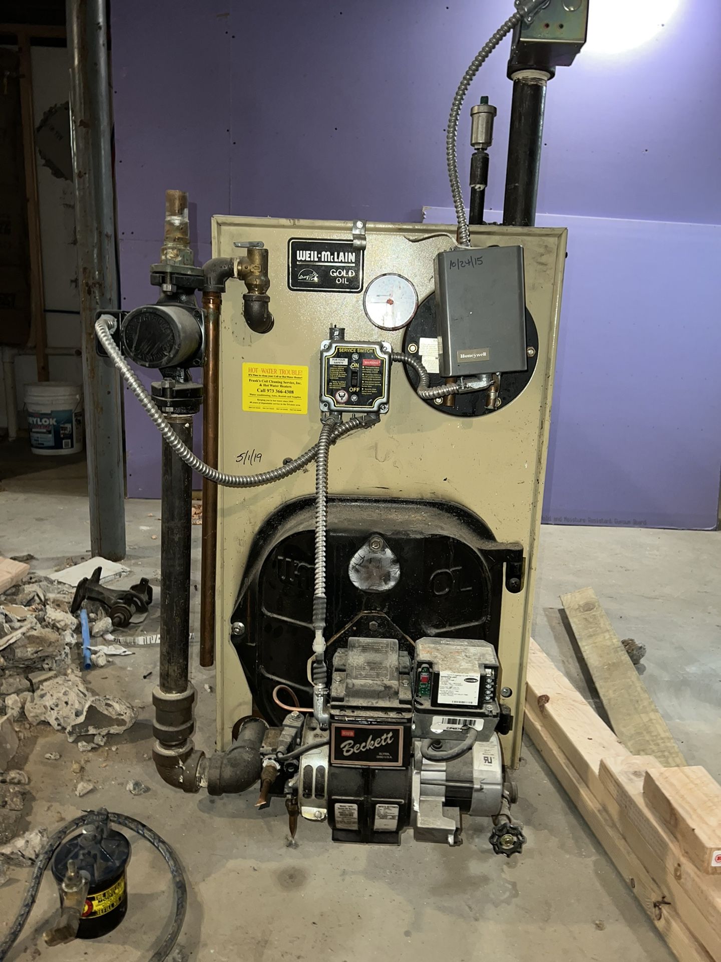 WeilMclain WTGO3 Series 3 OilFired Water Boiler for Sale in U