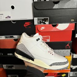 Jordan White Cement Reimagined 3s size 12 VNDS