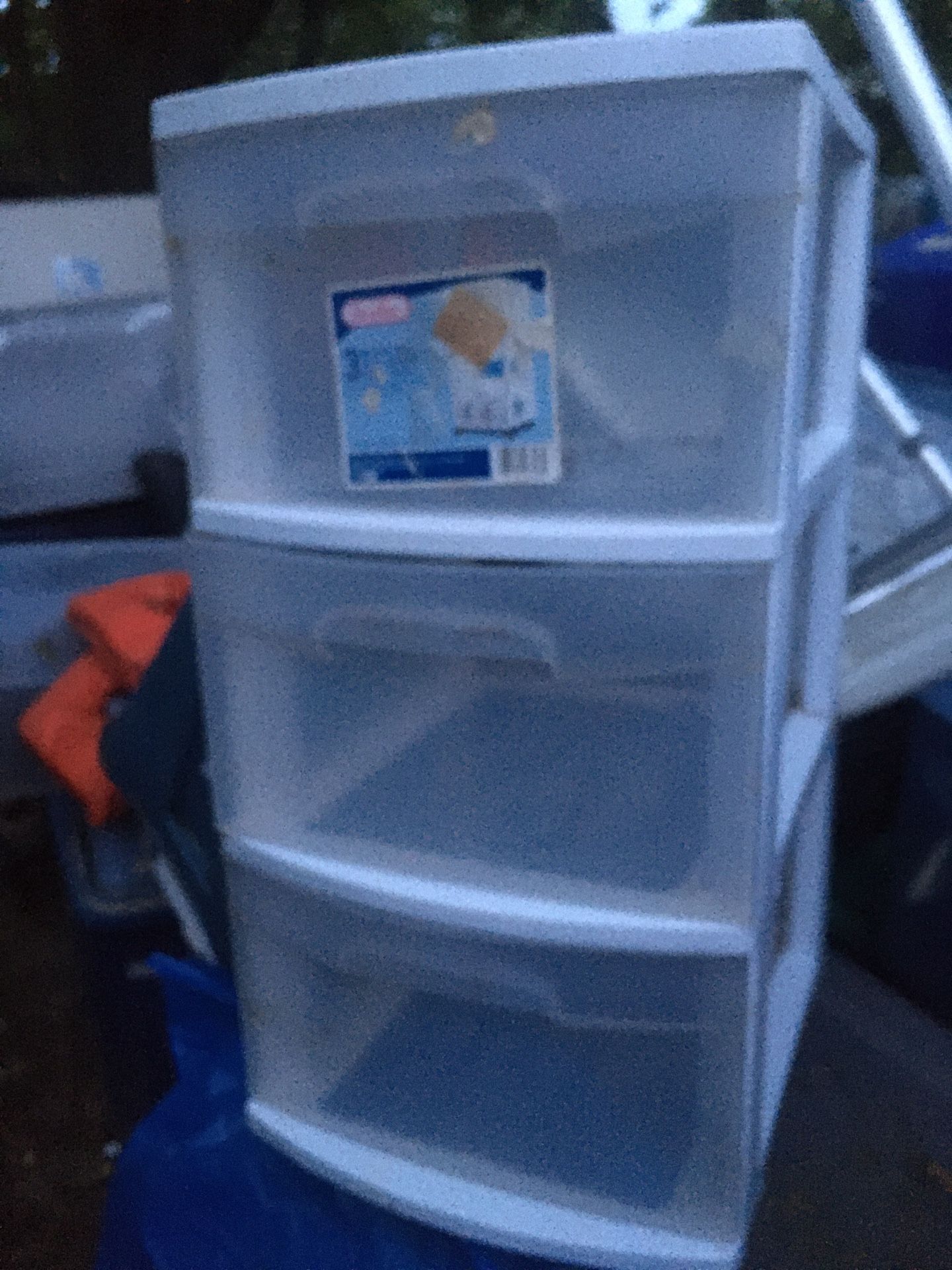Like New Three Drawer Storage Cabinet Only $20