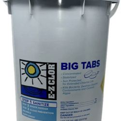 Big Tabs 3-Inch Chlorine Tablets | E-Z Clor 50 Lbs