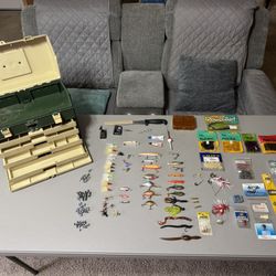Fishing Tackle Box And Tackle