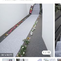 36 inch aisle runner (75 Ft Length left) From Tablecloth