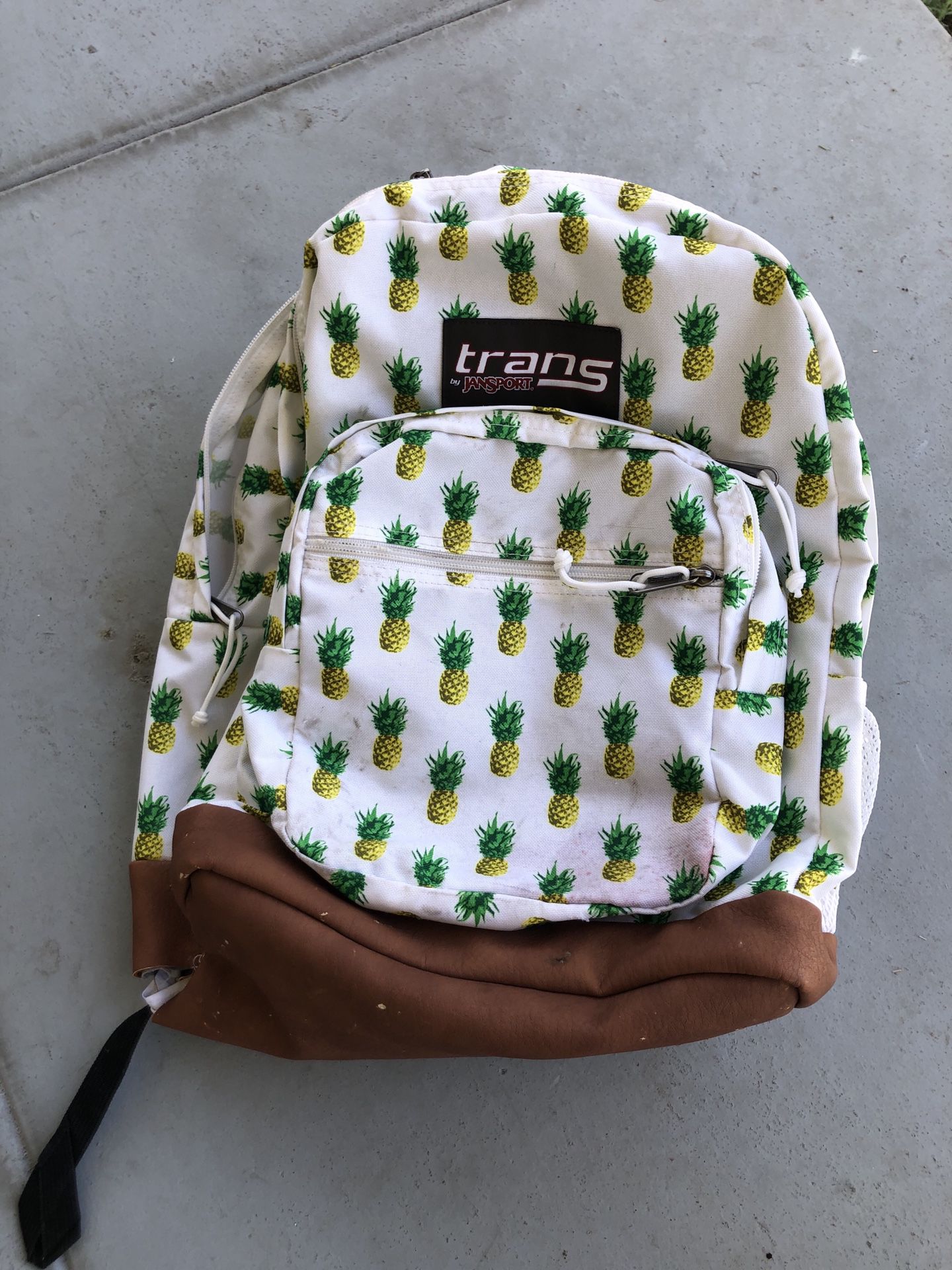 Girls backpack -pineapple print