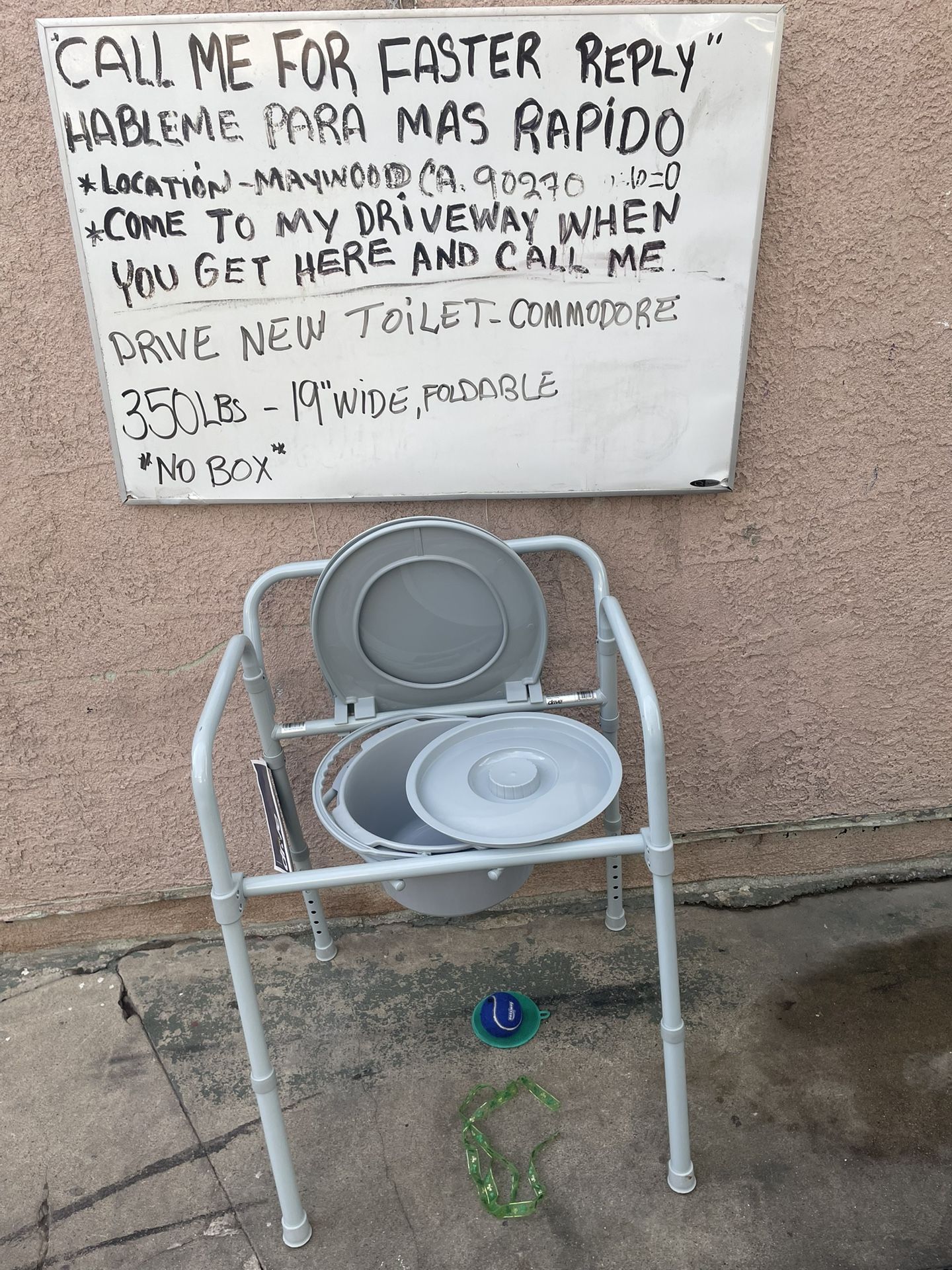 Adult Bedside Toilet Commodore 