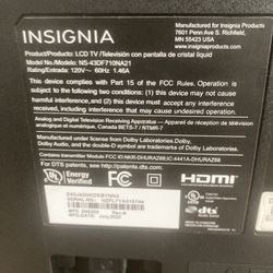 Insignia Tv 43 Inch