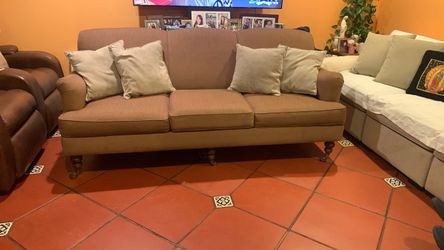 Brown sofa
