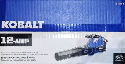 Kobalt 12 Amp Electric Corded Leaf Blower