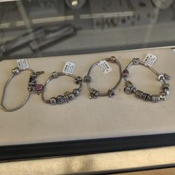 Pandora Bracelet With Charm On It Different Prices And Different Grams Layway Available 10% Down If You Interested Ask For Maribel Thank You 