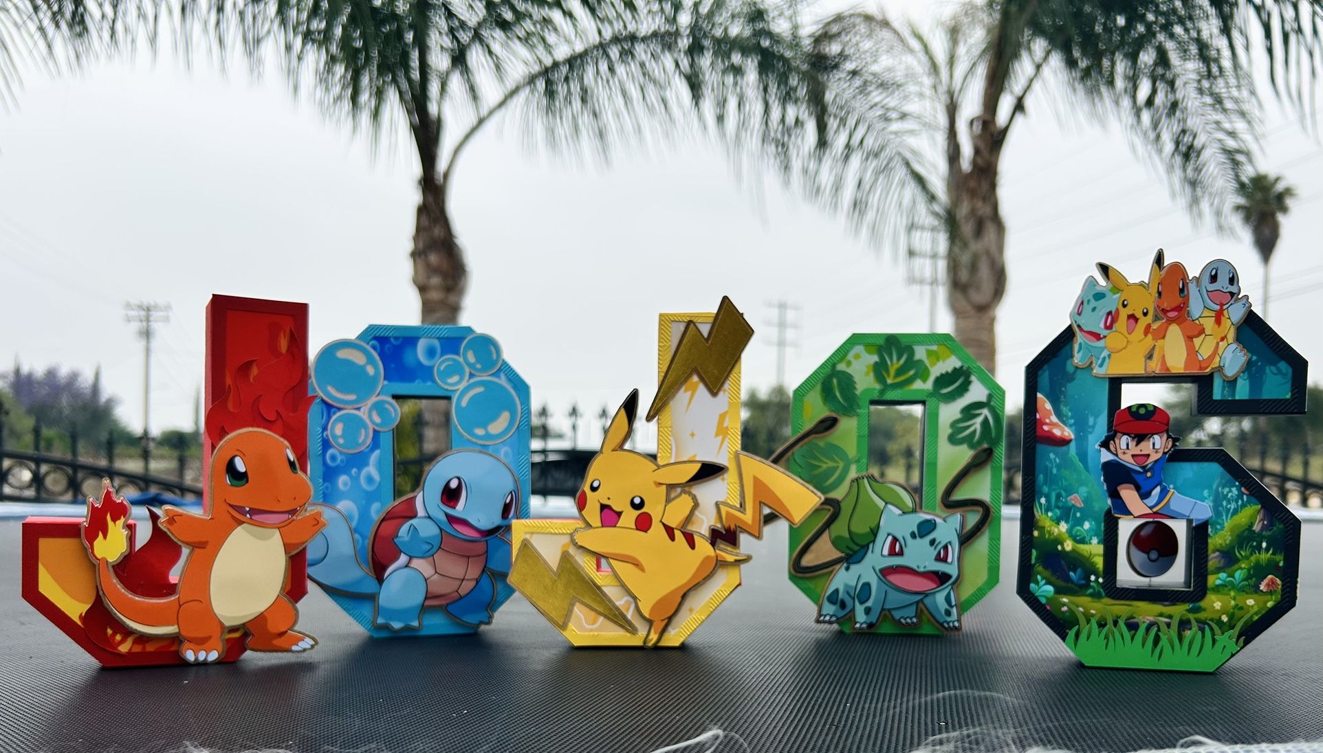 BIRTHDAY 3D LETTERS