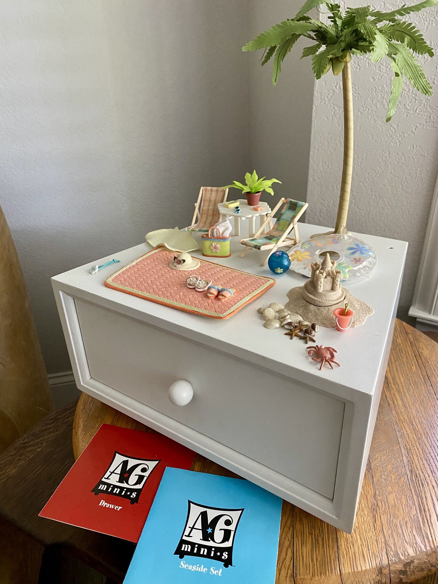 Vintage Collectible AG American Girl Seaside Cabana Set With Drawer