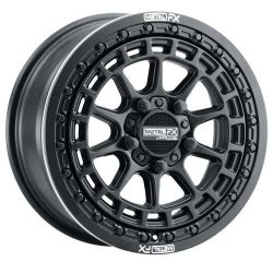 Metal FX Offroad Outlaw R Beadlock 15x7 5x114.3 +61mm Satin Black