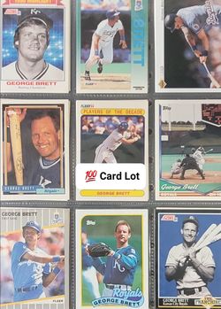 ⚾️ 💯 Card Lot - HOF George Brett Cards