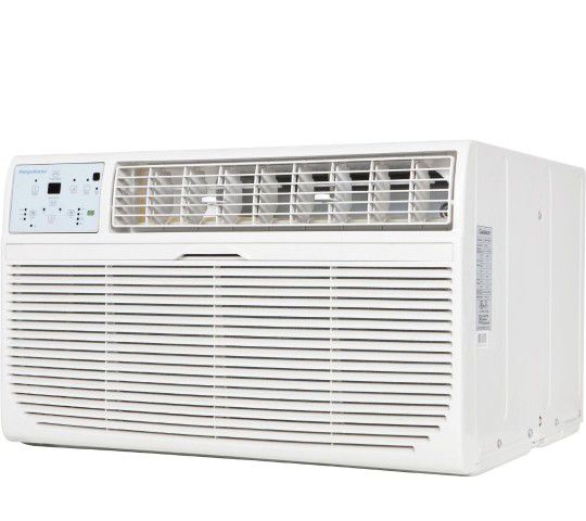 Keystone High Efficiency 10,000 BTU 230V Wall Mounted Air Conditioner & Heater with Dehumidifier Function - Quiet Wall AC & Heater Combo with Remote C