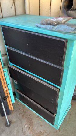 Dresser and twin bed frame
